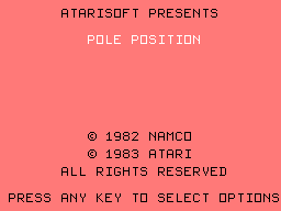 Pole Position screenshot 2 for TI-99
